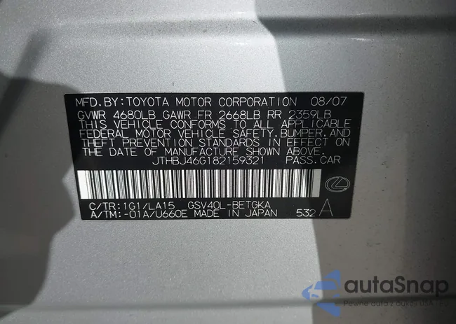 JTHBJ46G182159321: 44368020