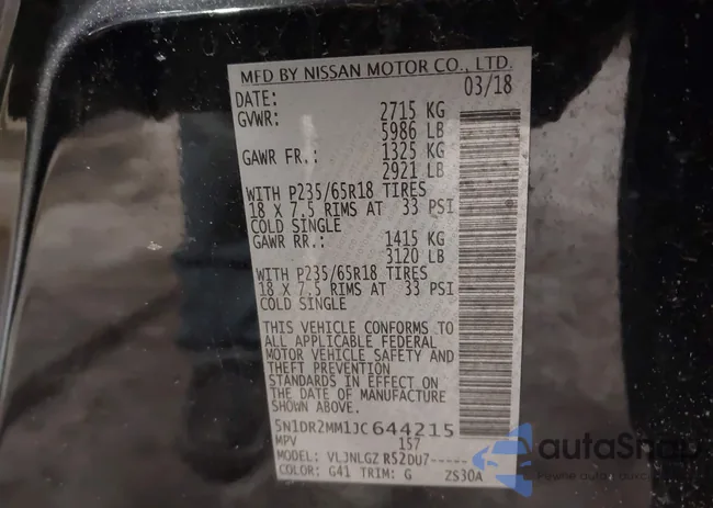 5N1DR2MM1JC644215: 44368123