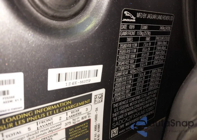 SADCK2FX5KA610887: 44368188