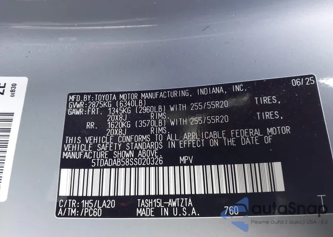 5TDADAB58SS020326: 44368249