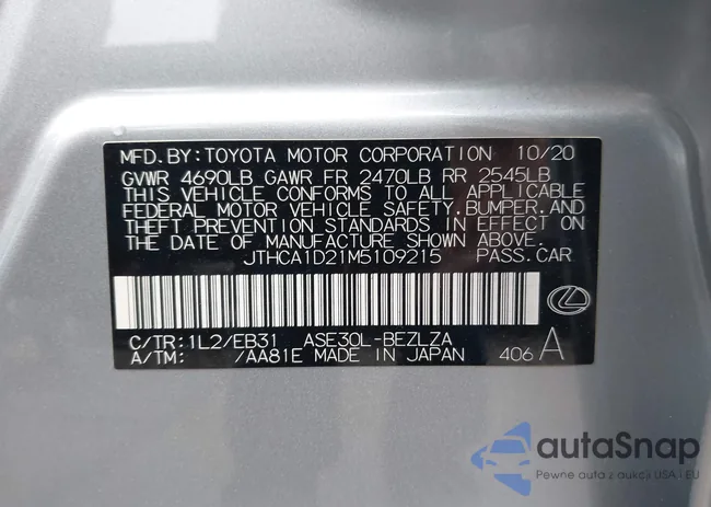 JTHCA1D21M5109215: 44367778