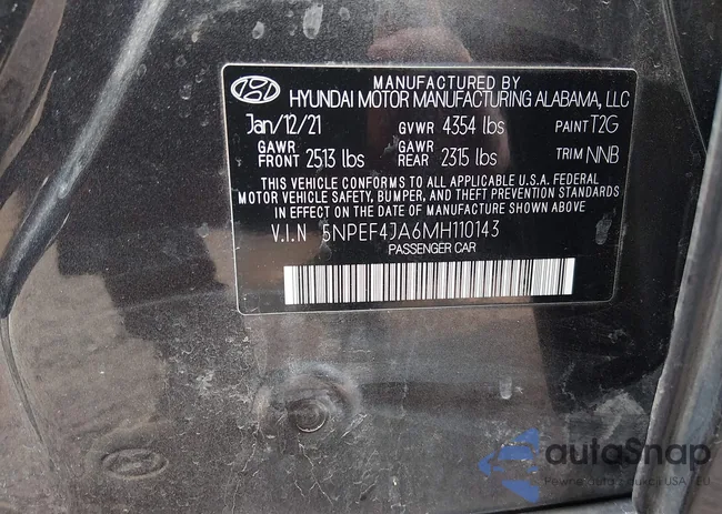 5NPEF4JA6MH110143: 44367786