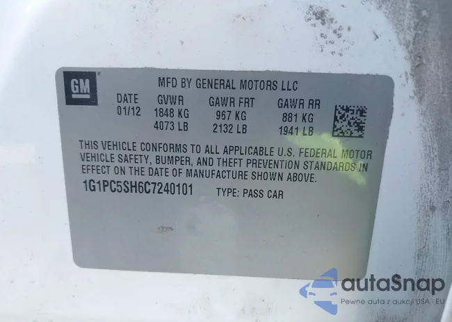 1G1PC5SH6C7240101: 44368916