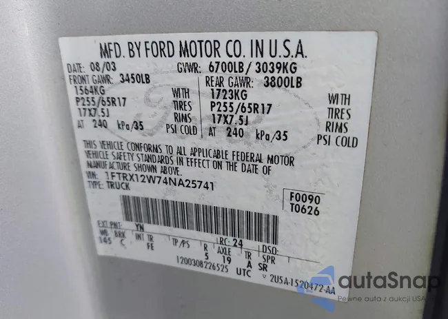 1FTRX12W74NA25741: 44369146