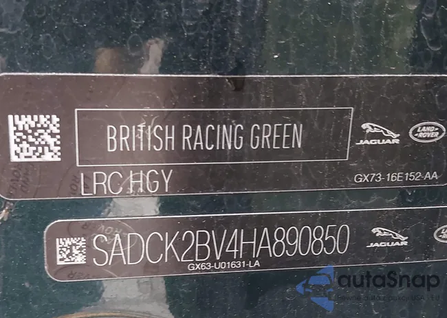 SADCK2BV4HA890850: 44369236