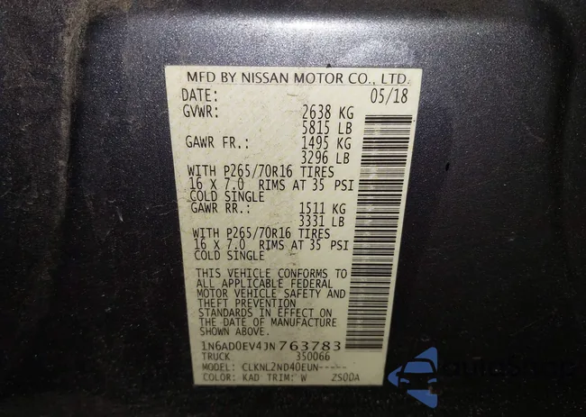 1N6AD0EV4JN763783: 44368521