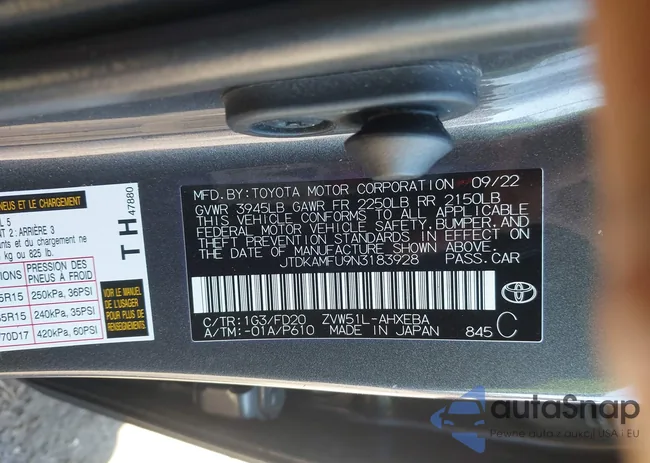 JTDKAMFU9N3183928: 44368911