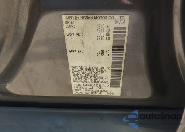 1N4AL3AP7EC408757: 44370239