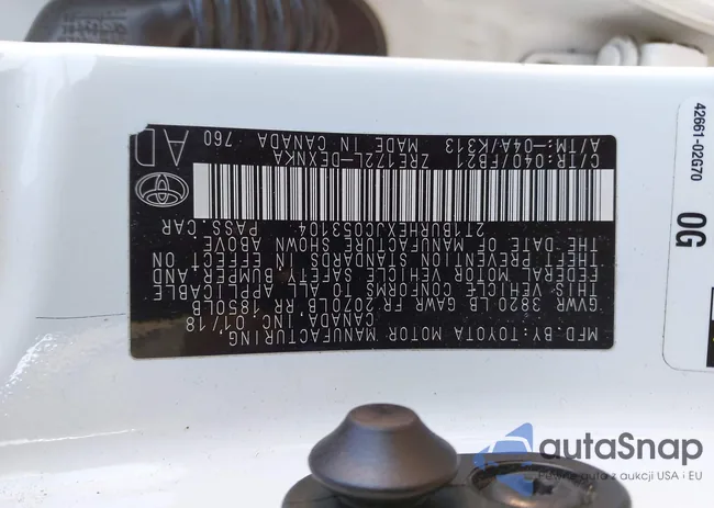 2T1BURHEXJC053104: 44370297