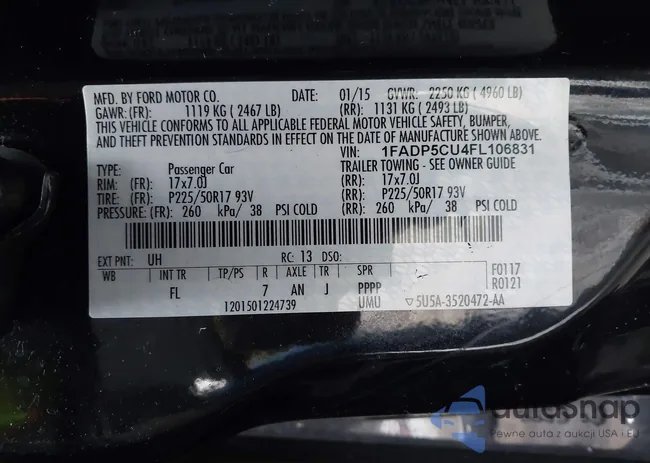 1FADP5CU4FL106831: 44370338