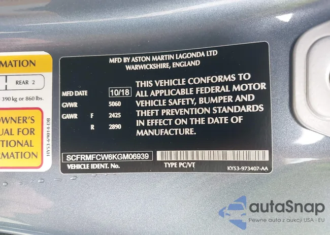 SCFRMFCW6KGM06939: 44370392