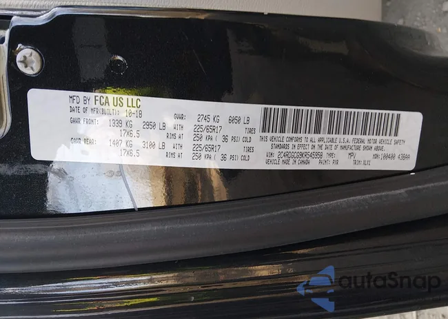 2C4RDGCG9KR545958: 44370400