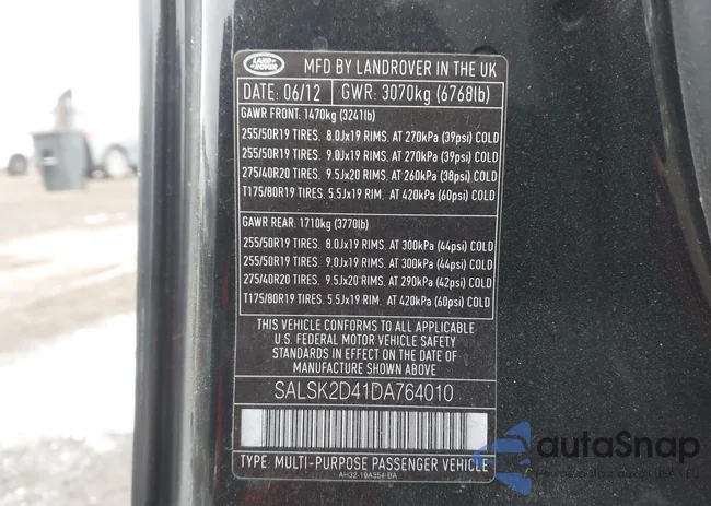 SALSK2D41DA764010: 44369561