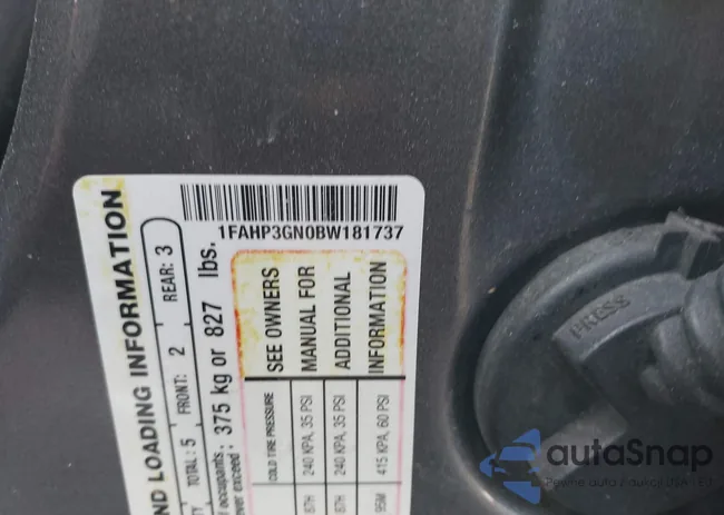 1FAHP3GN0BW181737: 44369580