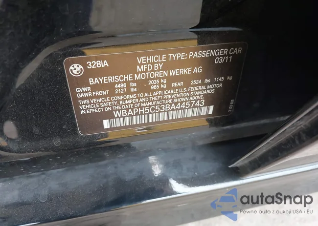 WBAPH5C53BA445743: 44371010