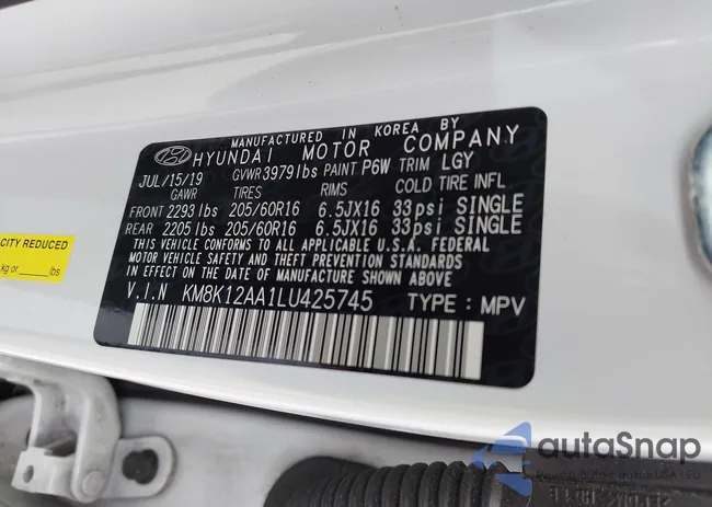 KM8K12AA1LU425745: 44371064