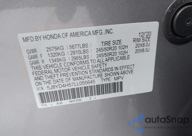 5J8YD4H57LL055645: 44371099