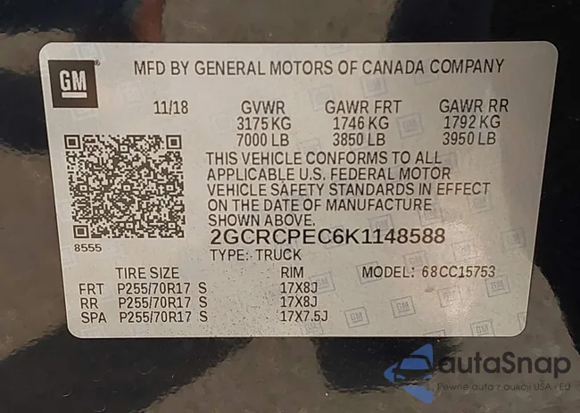 2GCRCPEC6K1148588: 44371198