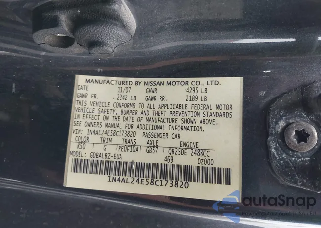 1N4AL24E58C173820: 44371285