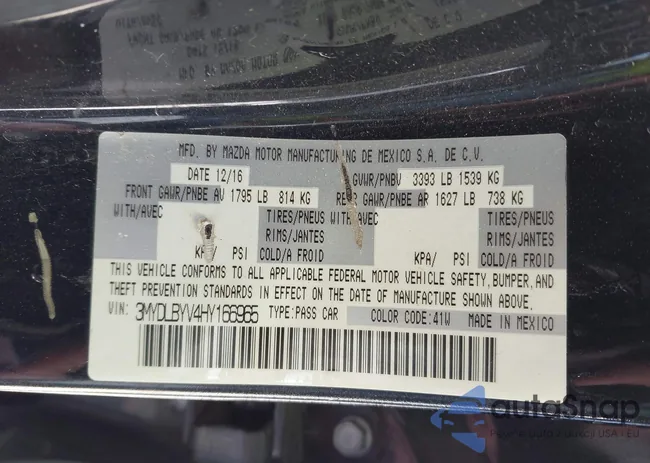 3MYDLBYV4HY166965: 44371378