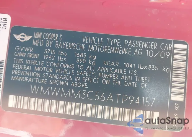 WMWMM3C56ATP94157: 44370655