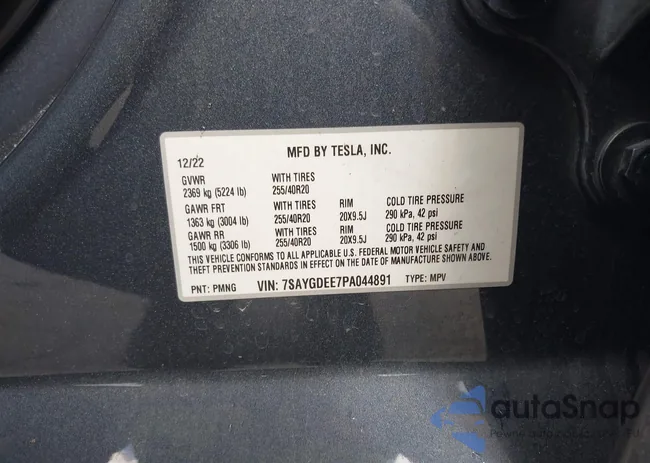 7SAYGDEE7PA044891: 44370680