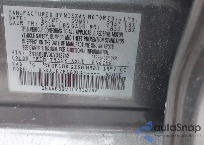 3N1AB8BV9LY312742: 44370766