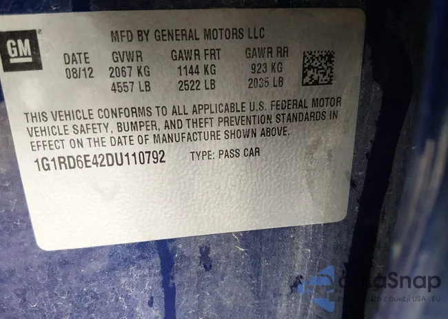 1G1RD6E42DU110792: 44370871