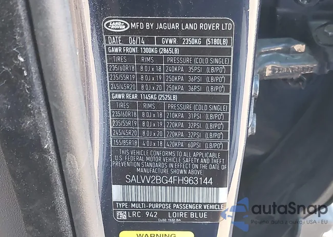 SALVV2BG4FH963144: 44371928