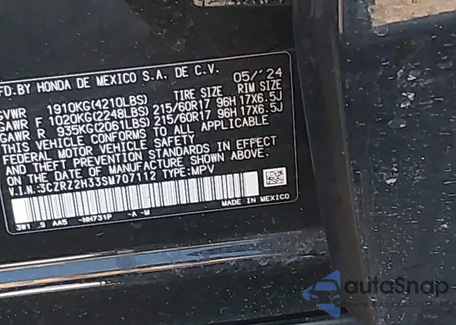 3CZRZ2H33SM707112: 44371977