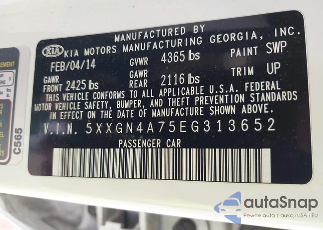 5XXGN4A75EG313652: 44372071