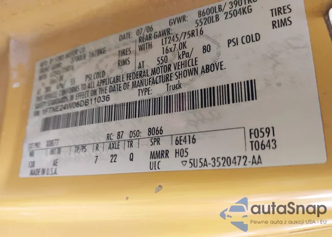 1FTNE24W06DB11036: 44372165