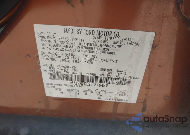 MAJ3S2GE3LC346489: 44372324