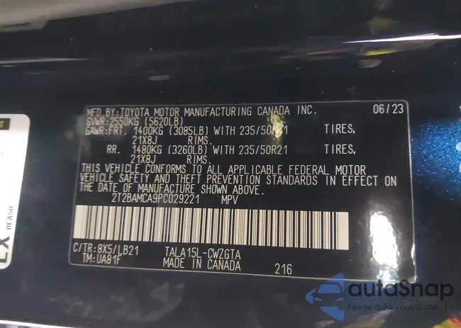 2T2BAMCA9PC029221: 44372364