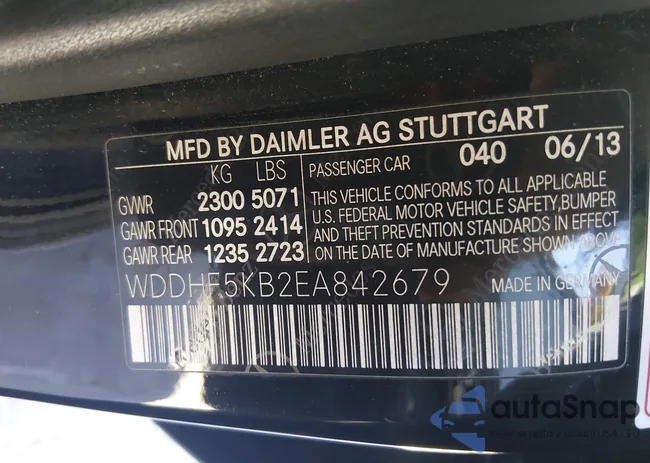 WDDHF5KB2EA842679: 44372469