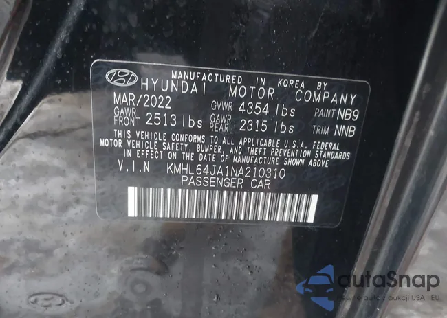 KMHL64JA1NA210310: 44373013