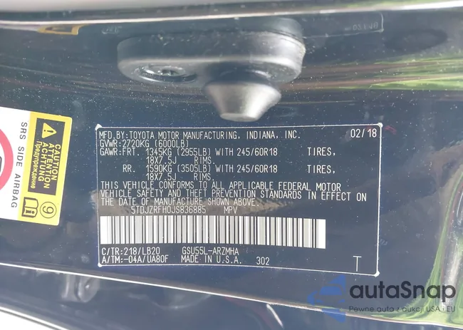 5TDJZRFH0JS836885: 44373215