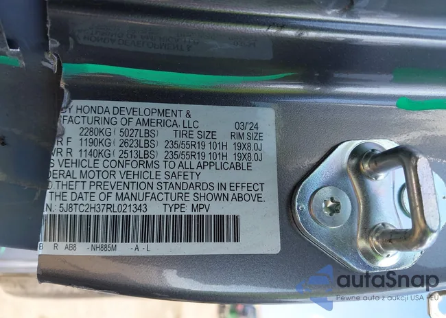 5J8TC2H37RL021343: 44373230