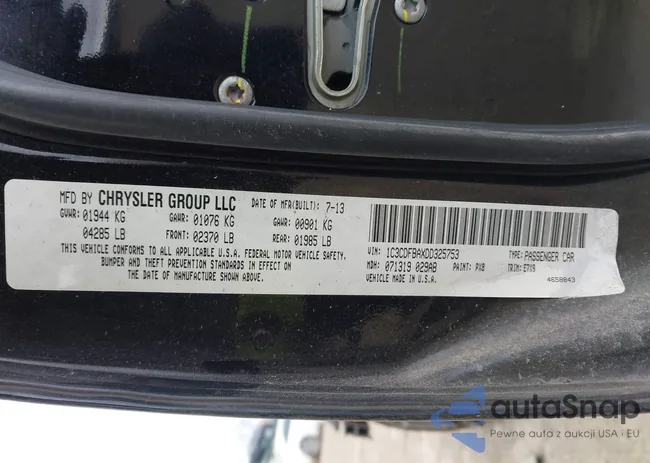 1C3CDFBAXDD325753: 44373236