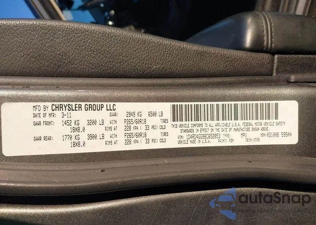 1D4RD4GG9BC652853: 44373302