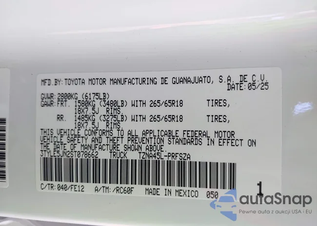 3TYLE5JN2ST078662: 44372537