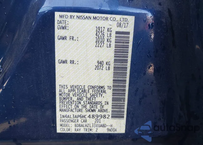 1N4AL3AP6HC489982: 44372648