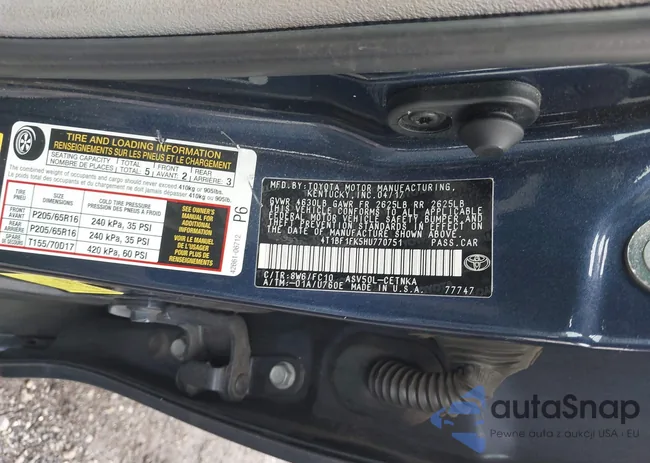 4T1BF1FK5HU770751: 44372753