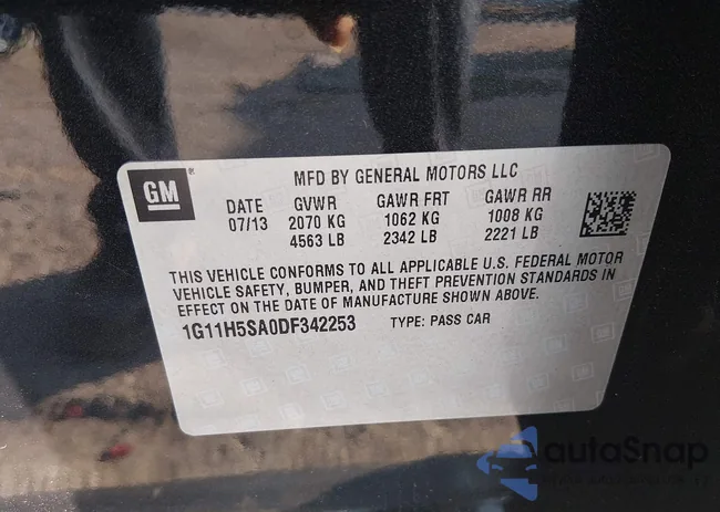 1G11H5SA0DF342253: 44372820