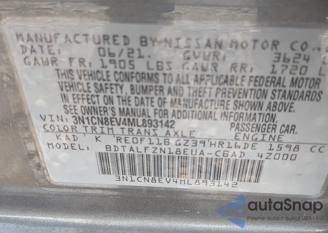 3N1CN8EV4ML893142: 44373917