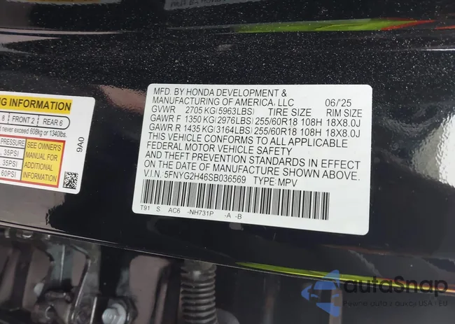 5FNYG2H46SB036569: 44373963