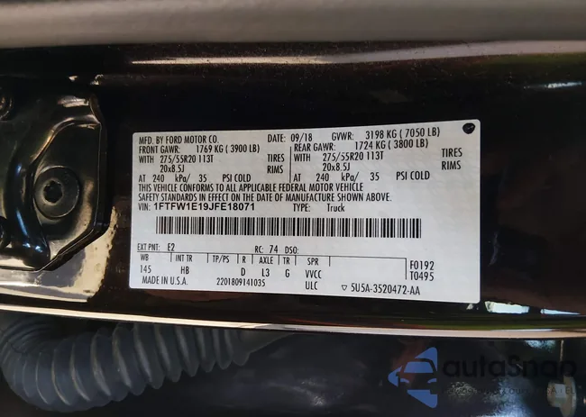 1FTFW1E19JFE18071: 44374104