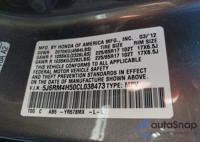 5J6RM4H50CL038473: 44374509