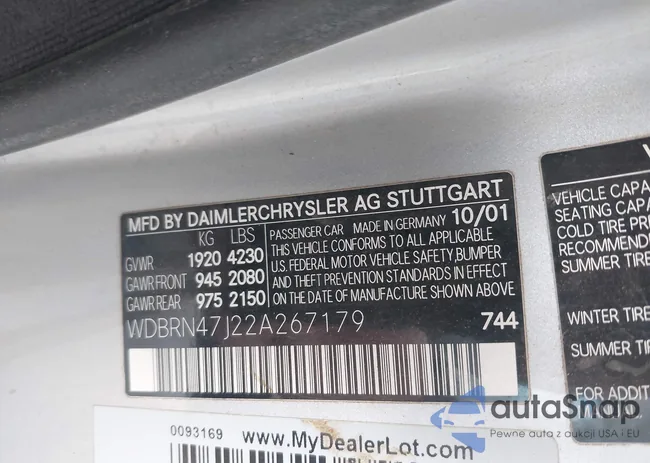 WDBRN47J22A267179: 44373777