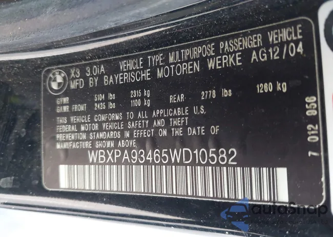 WBXPA93465WD10582: 44373841